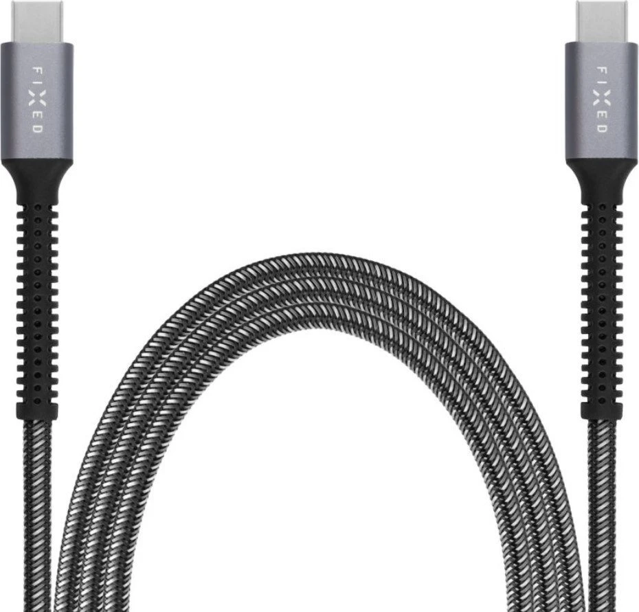 Fixed Fiksuotas Fiksuotas | Armor Cable USB-C/USB-C, 2 m, 240W | FIXDA-CC2-GR