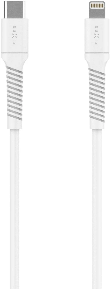 Kabelis USB Fixed USB-C - Lightning 1.2 m Baltas (FIXDLS2-CL12-WH)