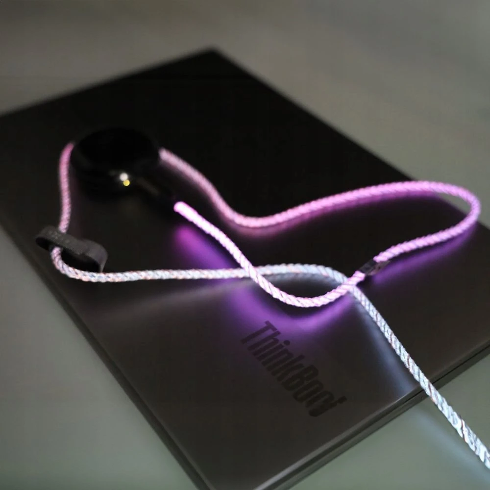 Fixed Fiksuotas USB-C/USB-C su PD palaikymu, 1,2 m, 60 W, „Rainbow“