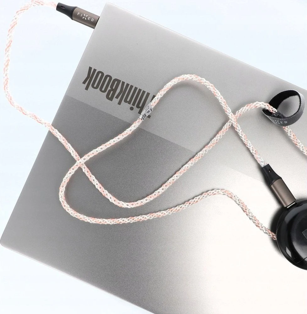 Fixed Fiksuotas USB-C/USB-C su PD palaikymu, 1,2 m, 60 W, „Rainbow“