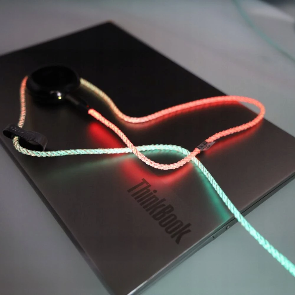 Fixed Fiksuotas USB-C/USB-C su PD palaikymu, 1,2 m, 60 W, „Rainbow“