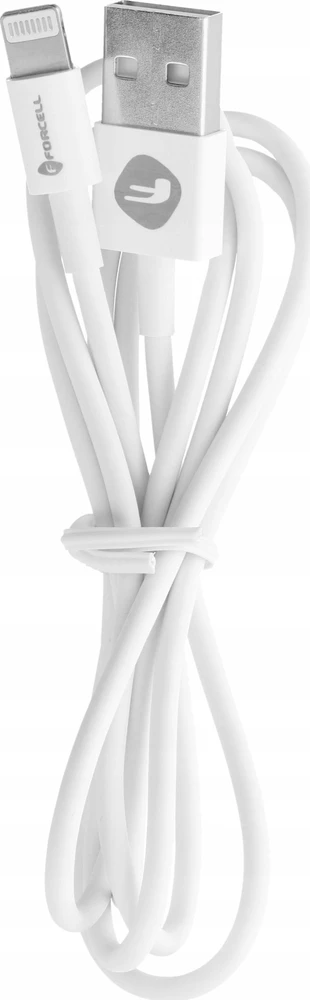 USB A tipo į „Lightning“ tipo laidas „Forcell F-Energy“ 1A vamzdelis, 1 m, C316, baltas