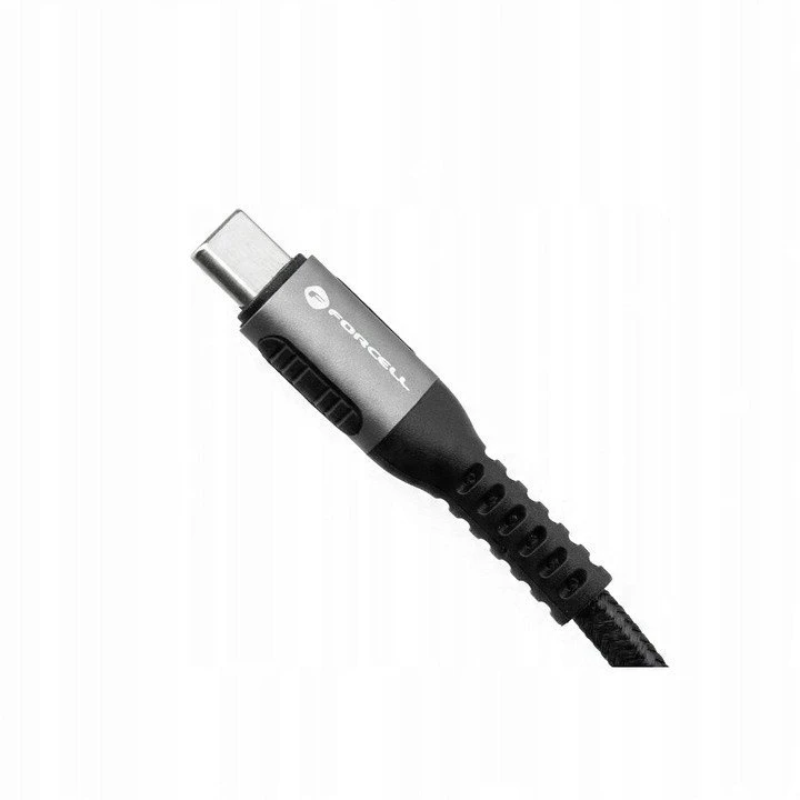 USB A į USB C laidas Forcell F-Energy QC4.0 3A 66W Cafule 0,25 m C256 juodas