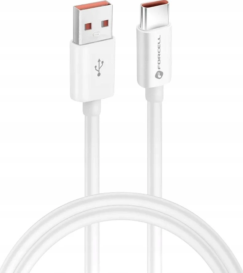 PTC Forcell kabelis USB A kištukas su C tipo kištuku, 60 W Baltas, 1,0 m, C336