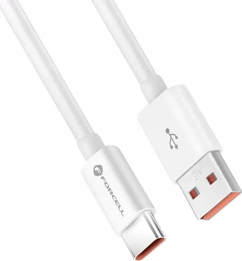 PTC Forcell kabelis USB A kištukas su C tipo kištuku, 60 W Baltas, 1,0 m, C336