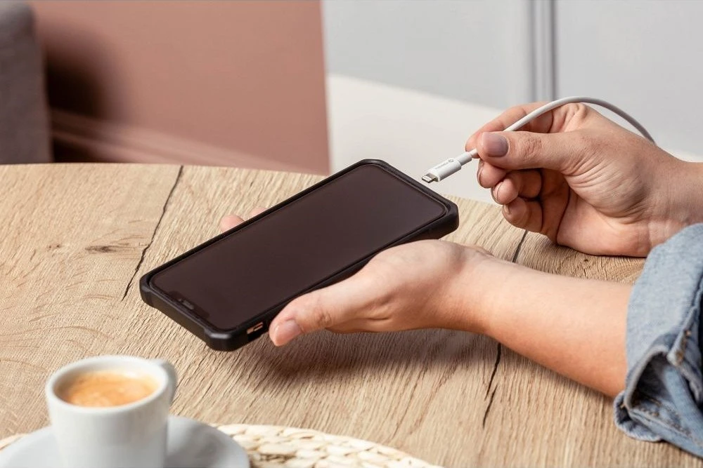 USB C - Lightning kabelis Forcell F-Energy MFi PD 3A 30W 1 m C901 baltas