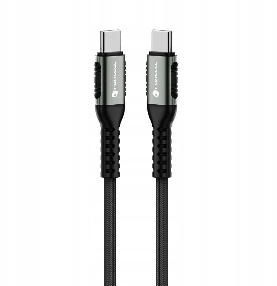 USB C į USB C laidas Forcell F-Energy QC4.0 PD 5A 240W Cafule 0,5 m C263 juodas