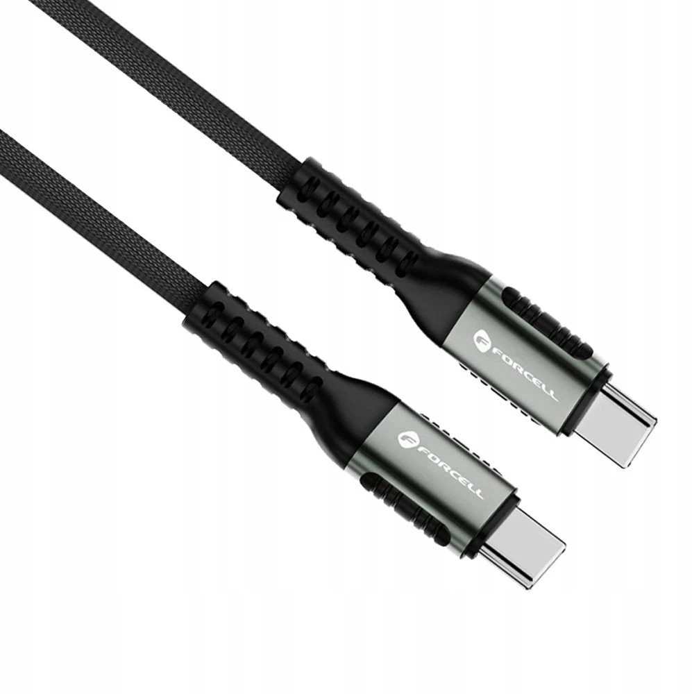 USB C į USB C laidas Forcell F-Energy QC4.0 PD 5A 240W Cafule 0,5 m C263 juodas