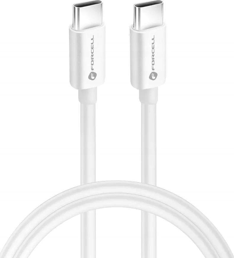 USB C į USB C laidas Forcell F-Energy QC4.0 PD 5A 100W 1 m C339 baltas