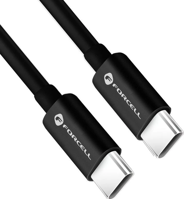 USB C į USB C laidas Forcell F-Energy QC4.0 PD 3A 60W 3 m C338 juodas