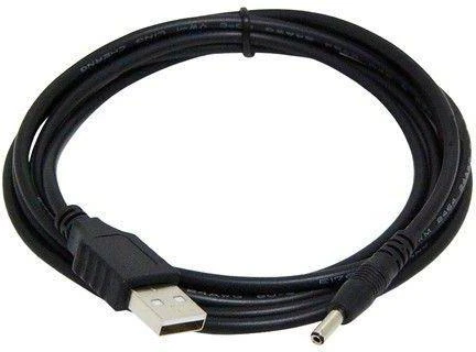 GEMBIRD CC-USB-AMP35-6 Gembird USB AM iki 3,5 mm maitinimo kištuko laidas, 1,8 m juodas