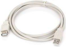 GEMBIRD CCP-USB2-AMAF-15C Gembird USB 2.0 A- A-socket 15ft cable juodas
