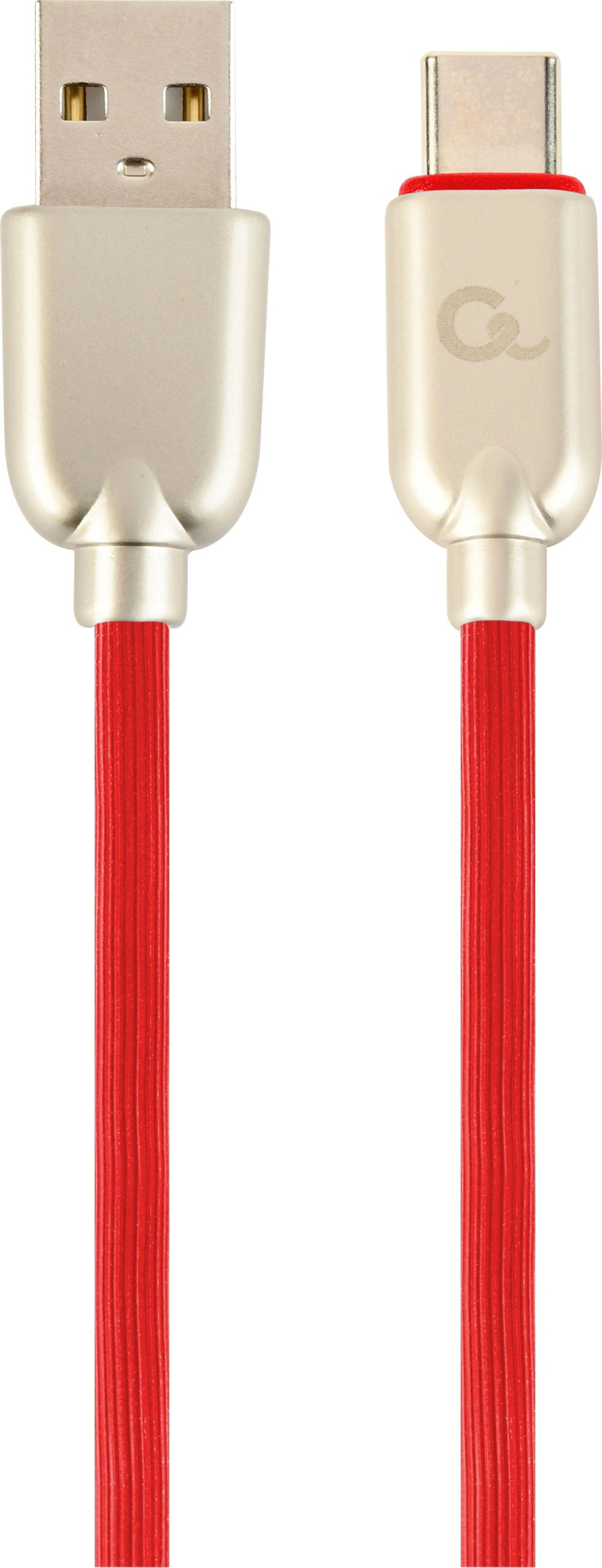USB laidas Gembird USB-A - USB-C 1 m Raudona (CC- USB2R-AMCM- 2M-R)