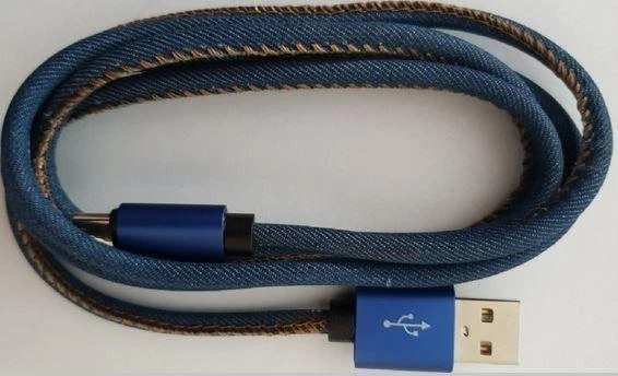 GEMBIRD CC-USB2J-AMCM-2M-BL Gembird Premium džinsai (džinsiniai) Type-C USB laidas su metalinėmis jungtimis, 2m, mėlynas