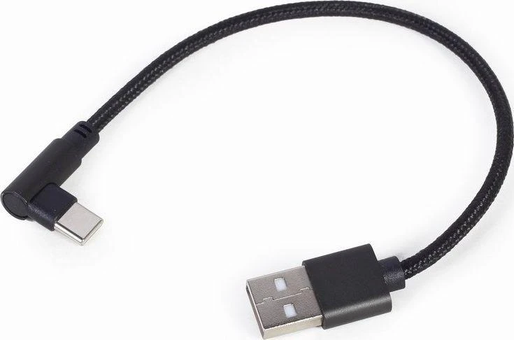 Gembird | Kampinis USB Type-C įkrovimo ir duomenų kabelis | CC-USB2-AMCML-0,2M