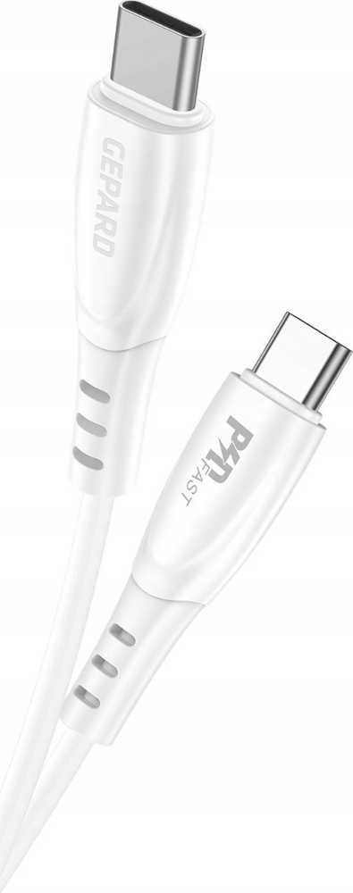 Kabelis GEPARD USB-C - USB-C 60W