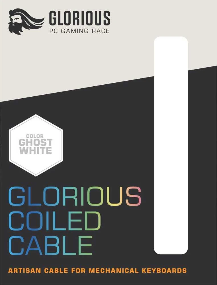 Glorious Coiled Cable, Klaviatūros kabelis, Ghost White
