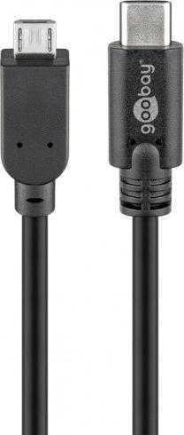 Goobay USB-C - micro-B laidas, 1 m
