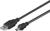 Kabelis USB Goobay USB-A - Juodas (93228)