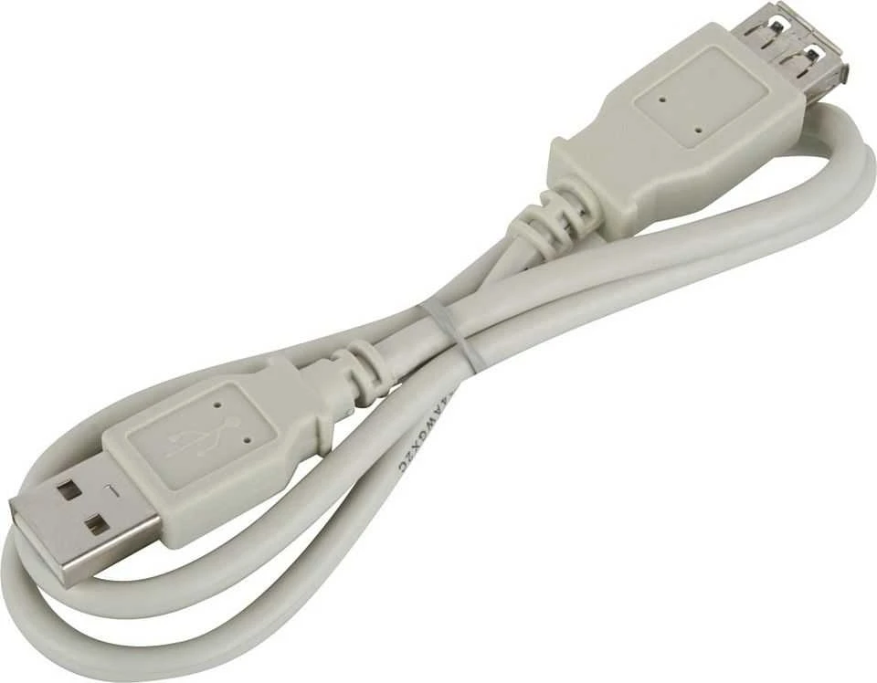 Kabelis USB Goobay USB-A - USB-A 0.6 m Baltas (68624)