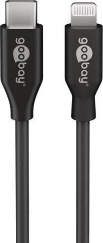 Goobay 39447 Lightning – USB-C™ USB įkrovimo ir sinchronizavimo kabelis | Goobay | USB-C prie „Lightning Apple Lightnin“ (8 kontaktų) | USB C