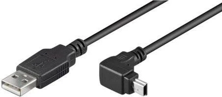 Premiumcord Kabelis USB Goobay USB-A - miniUSB 1.8 m Juodas (93971)