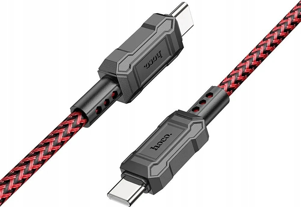 USB kabelis Hoco X59 "USB-C (Type-C) į USB-C (Type-C)" (60W) 1m juodas