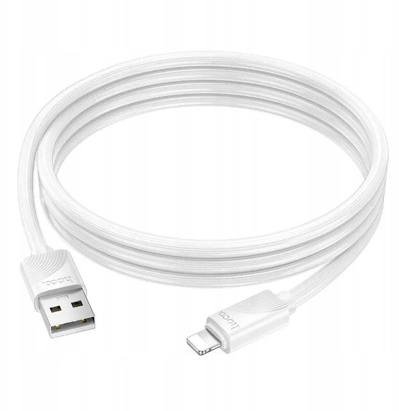 USB A tipo į „Lightning“ tipo keitiklis Hoco 2,4A, 1 m, X114, baltas