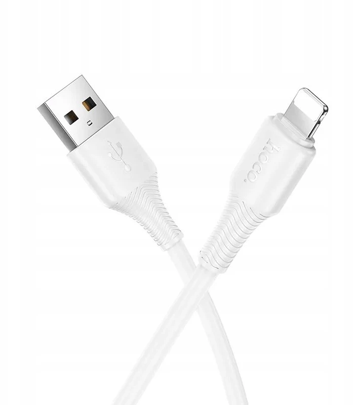 USB C - Lightning kabelis Hoco PD 27W 1 m X120 baltas