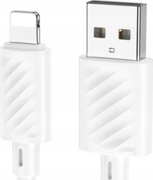 USB A tipo į „Lightning“ tipo keitiklis Hoco 2,4A, 1 m, X88 baltas