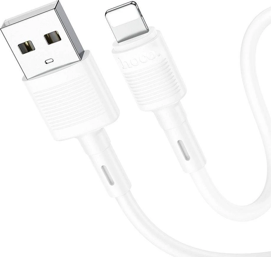 USB kabelis Hoco X83 "lightning" 1m baltas