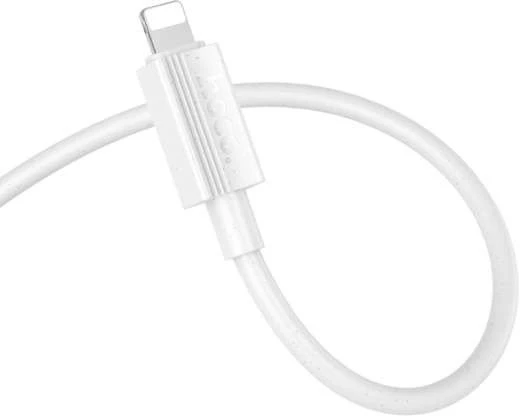 USB A tipo į „Lightning“ tipo keitiklis Hoco 2,4A, 1 m, X107, baltas