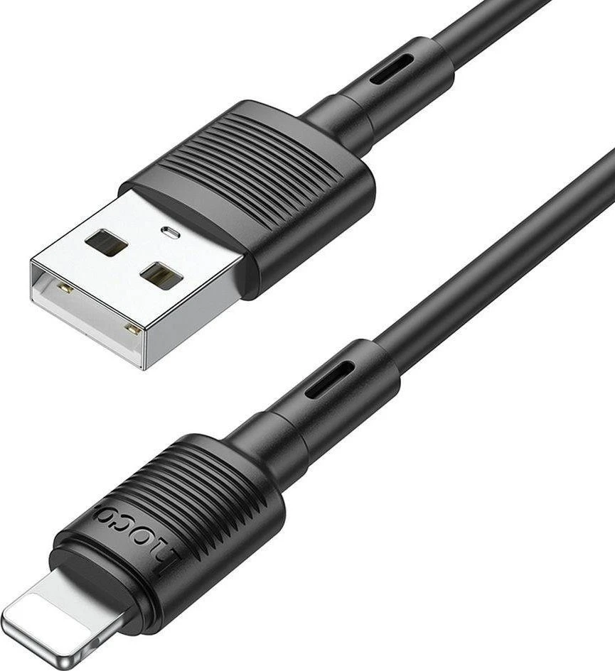 USB A tipo į „Lightning“ tipo laidas Hoco 2,4A 1 m X83 juodas