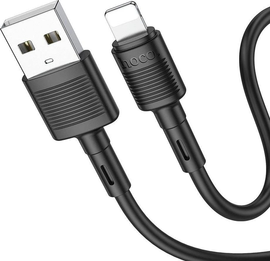 USB A tipo į „Lightning“ tipo laidas Hoco 2,4A 1 m X83 juodas