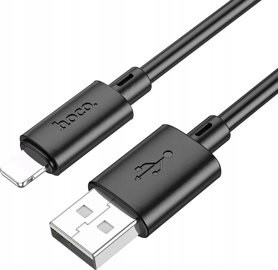 USB kabelis Hoco X88 "lightning" juodas 1m