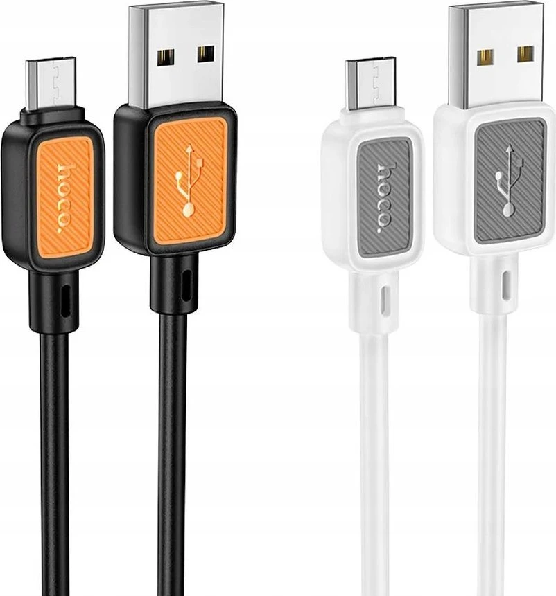 USB A į Micro USB laidas Hoco 2,4A 1 m X108 baltas