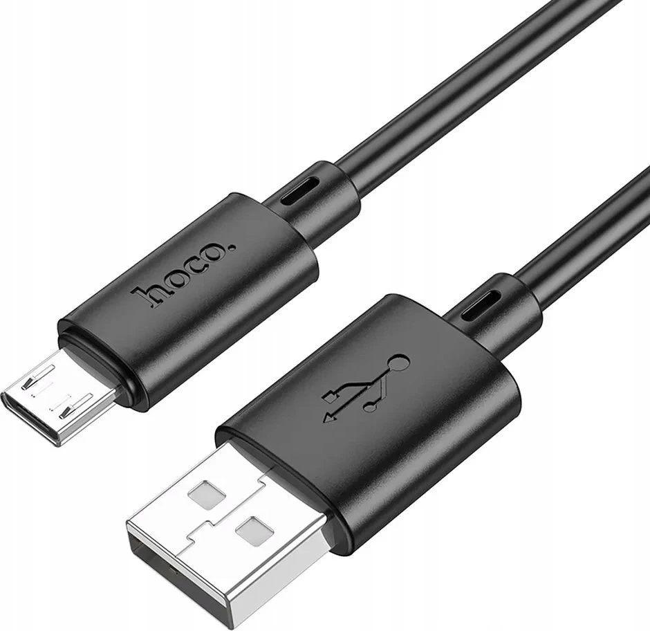 USB kabelis Hoco X88 microUSB juodas 1m