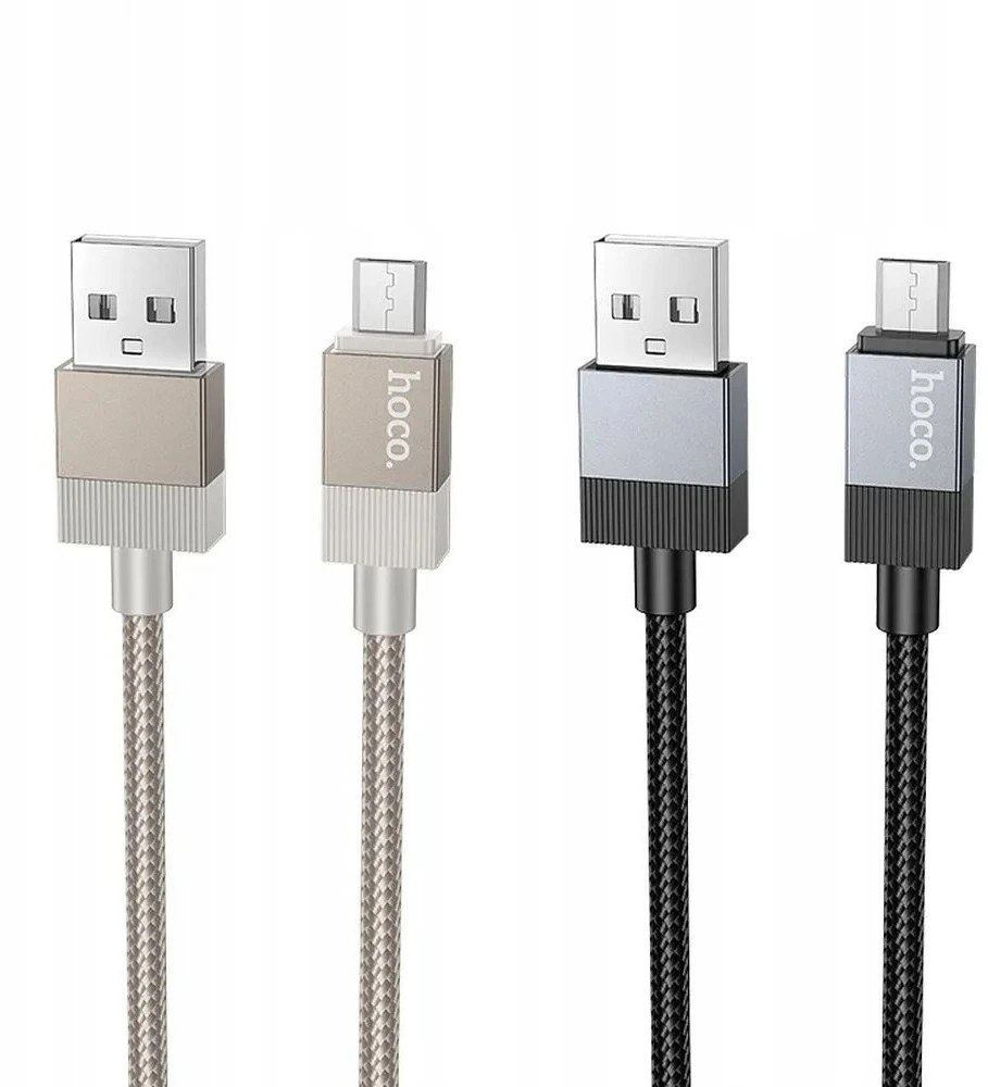 USB A į USB C laidas Hoco 3A 1 m X110 auksinis