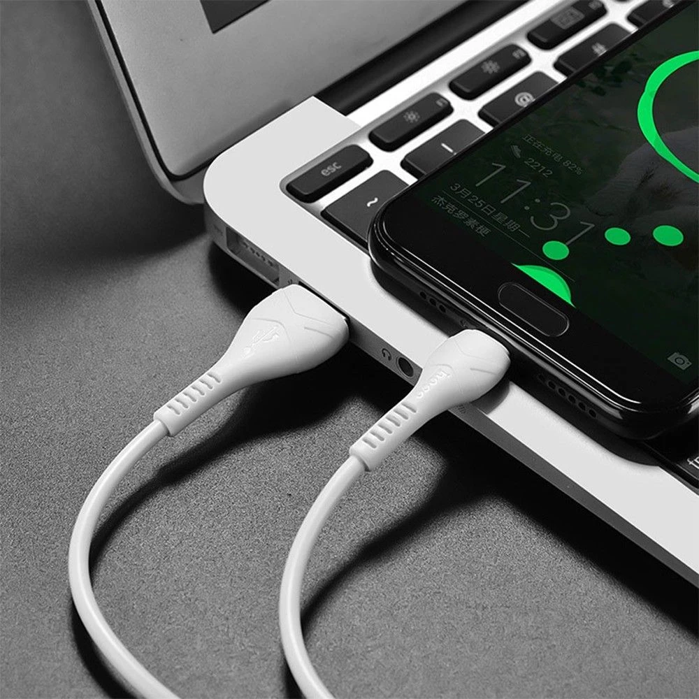 USB kabelis Hoco X37 Cool Power Type-C 1.0m baltas