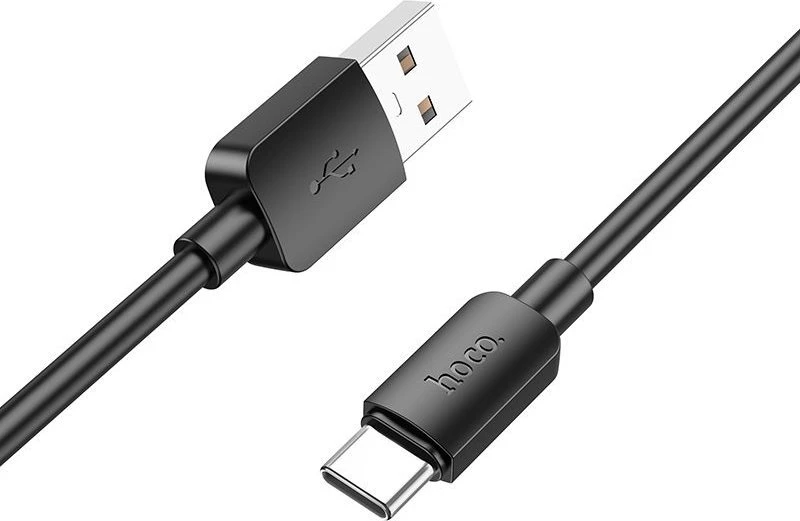 Cable USB A to USB C Hoco PD 2,4A 27W 1 m X96 juodas