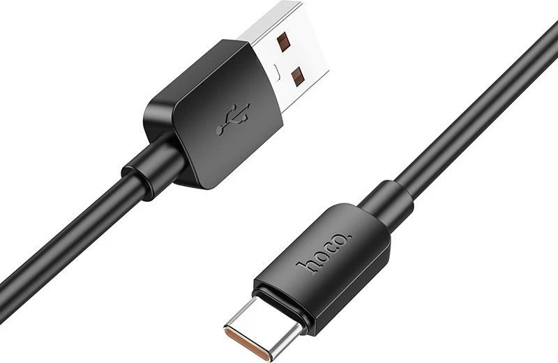 Cable USB A to USB C Hoco PD 6A 100W 1 m X96 juodas