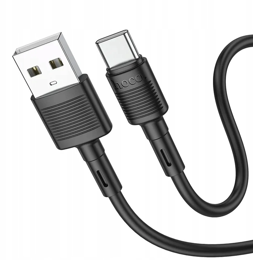 Cable USB A to USB C Hoco 3A 1 m X83 juodas