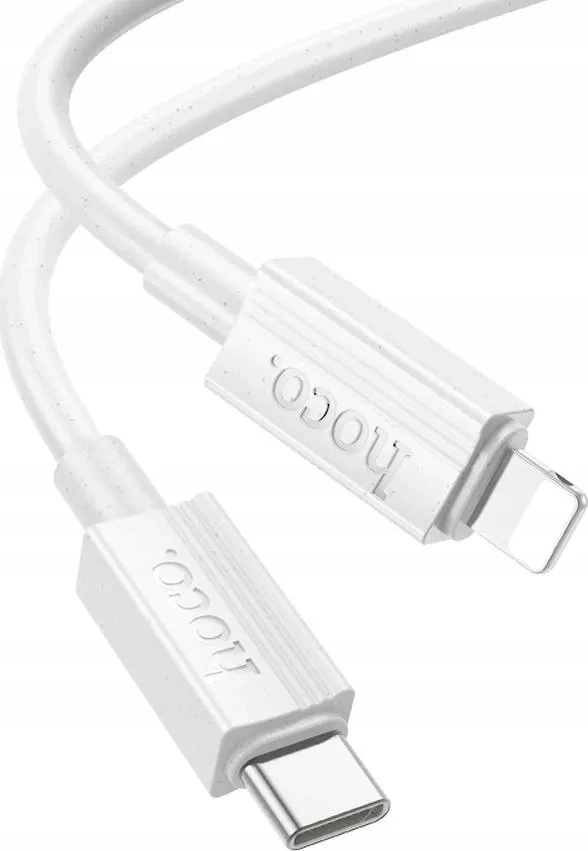 USB C - Lightning kabelis Hoco PD 27W 1 m X107 baltas