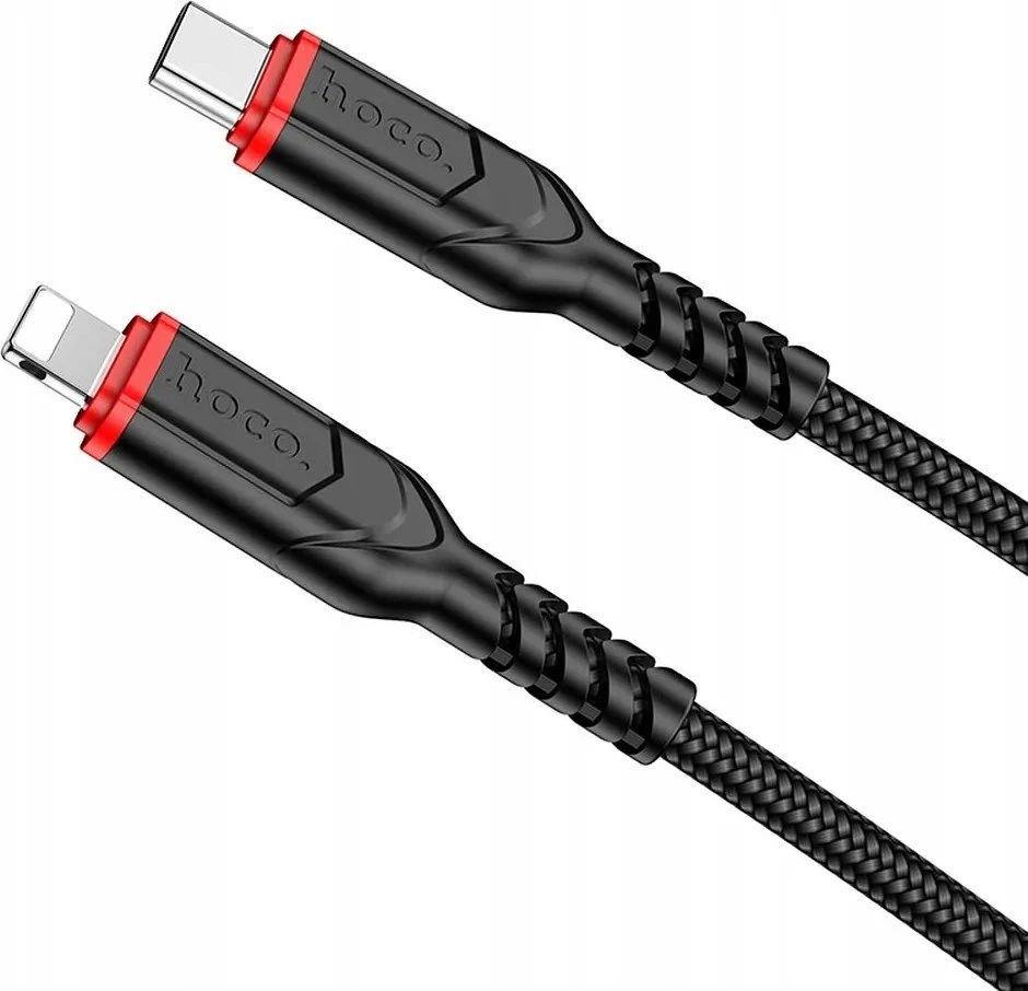 USB kabelis Hoco X59 "USB-C (Type-C) - Lightning" (20W) 1m juodas
