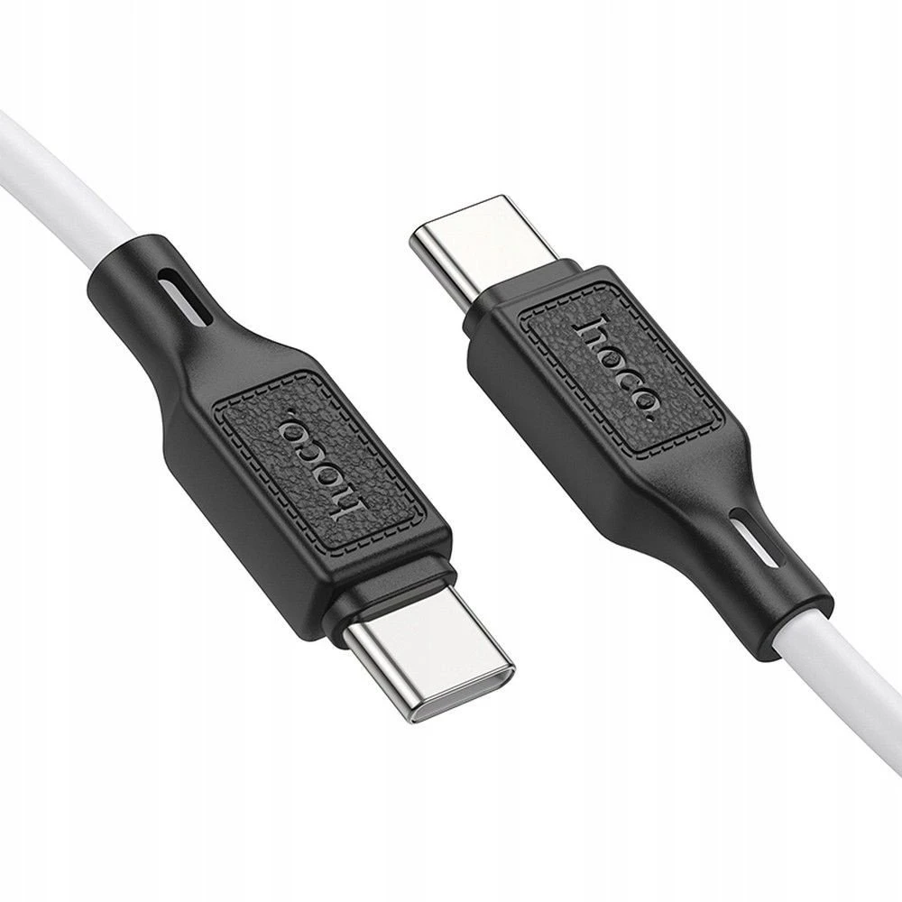 USB-C laidas į USB-C Hoco 3A 60W 1 m X90 baltas