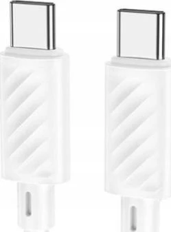 USB kabelis Hoco X88 "USB-C (Type-C) į USB-C (Type-C)" (60W) 1m baltas