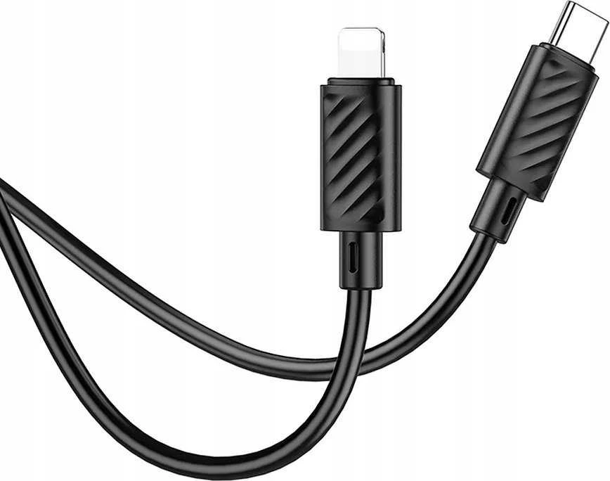 USB C - Lightning laidas Hoco PD 2,4A 20W 1 m X88 juodas