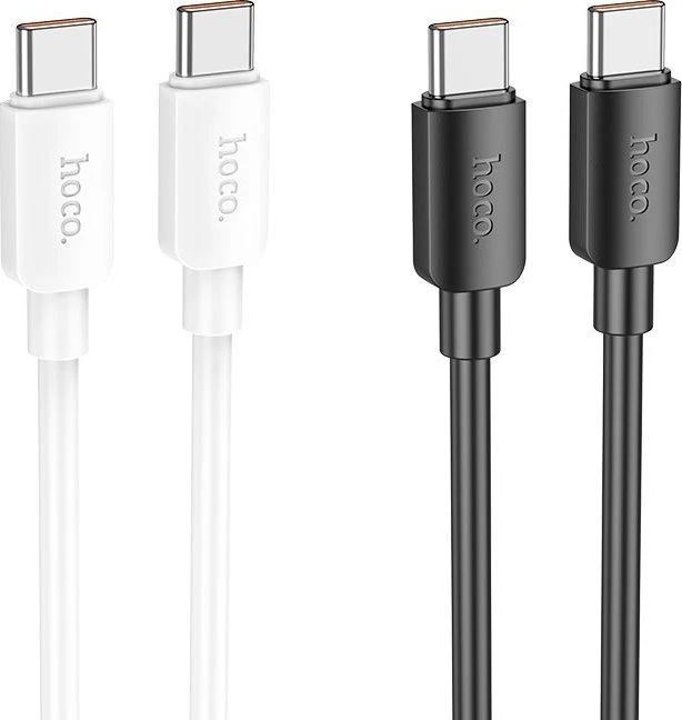 Cable USB C to USB C Hoco PD 6A 100W 1 m X96 juodas