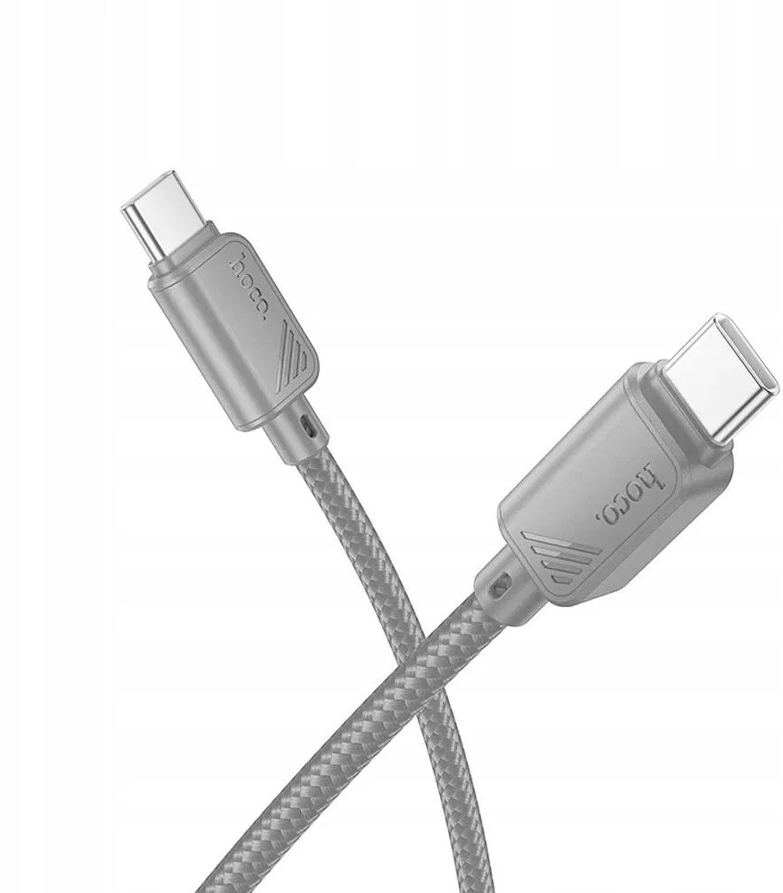 USB C į USB C laidas Hoco 3A 60W 1 m X113 pilka