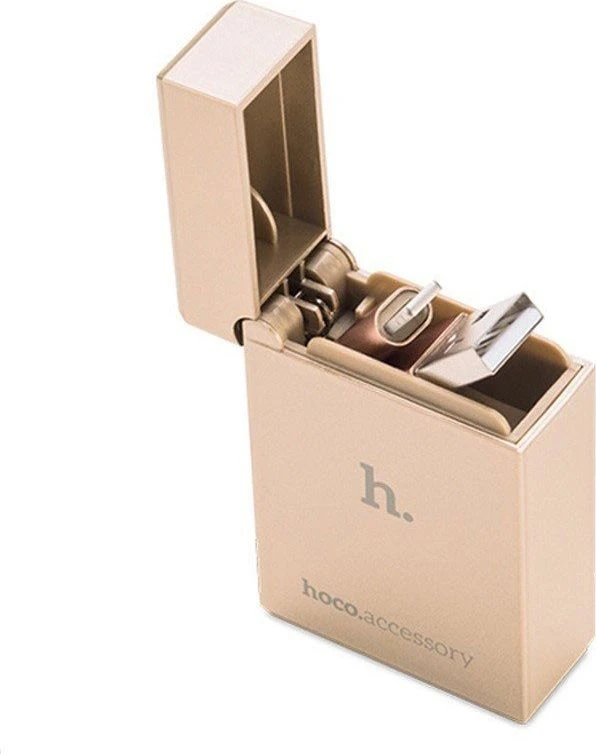 Kabelis USB Hoco USB laidas HOCO Apple Lighter UPL17, Lightning jungtis, 0.8 m, auksinė